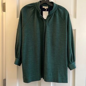 Ann Mashburn Spruce Green Shirt Jacket Size S